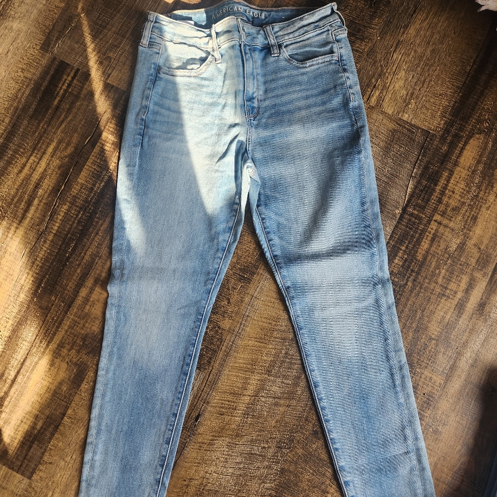 Bundle American Eagle Outfitters Women's Skinny Jeans in Blue Shades - Picture 4 of 8